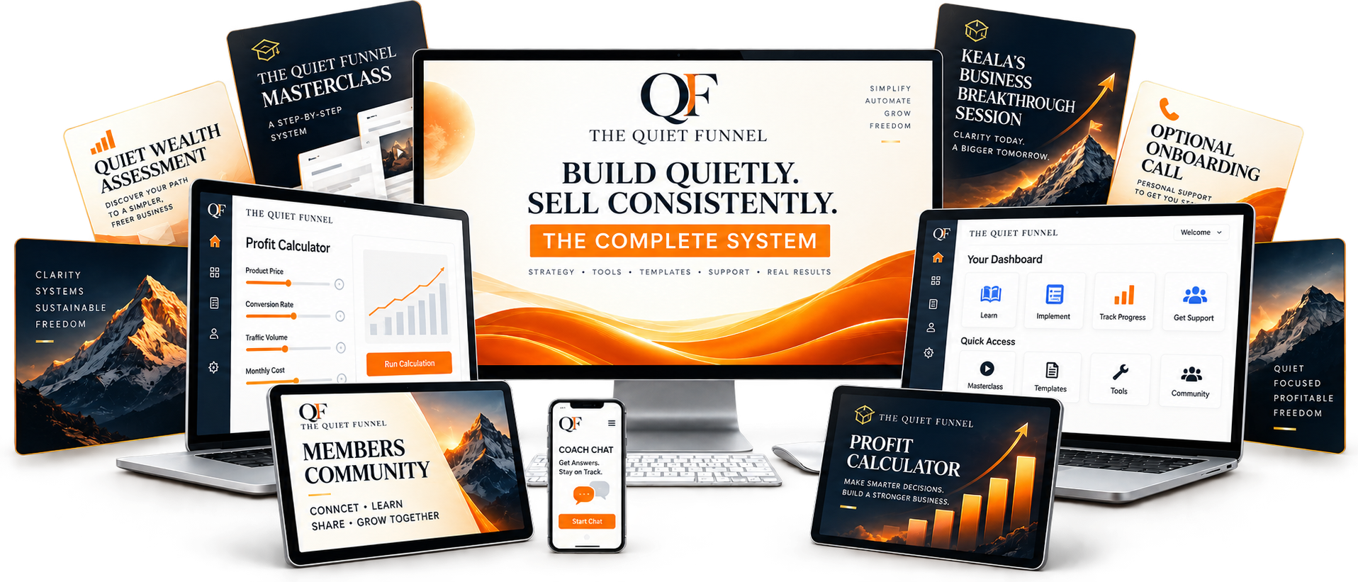 The Quiet Funnel complete product ecosystem